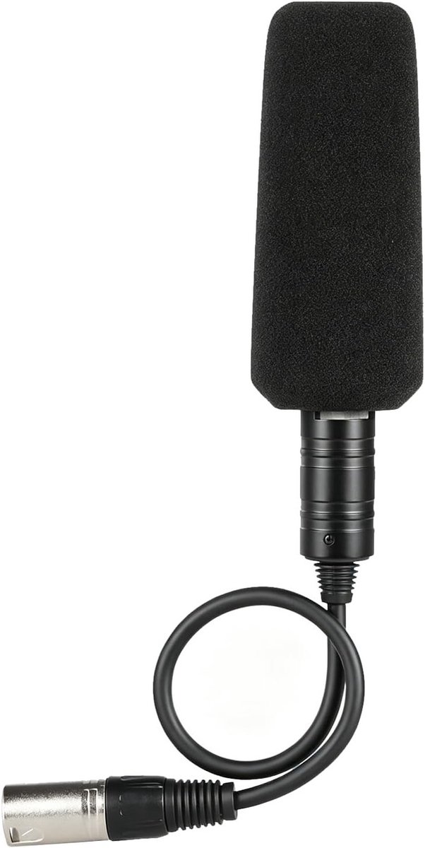 Stereo Condensatormicrofoon met XLR-aansluiting voor Videorecording en Interviews met Camera's