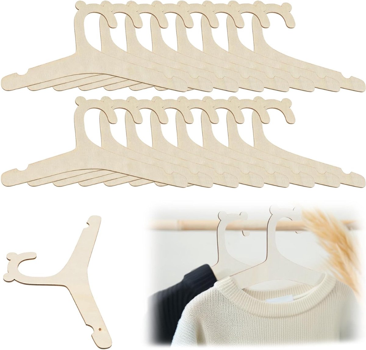 Baby Kledinghangers - Kinder Kleerhangers - Kledinghangers