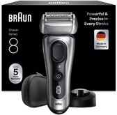 Braun Series 8 8617S - Elektrisch Scheerapparaat voor mannen - SensoAdapt voor elke Baarddichtheid - Oplaadstandaard