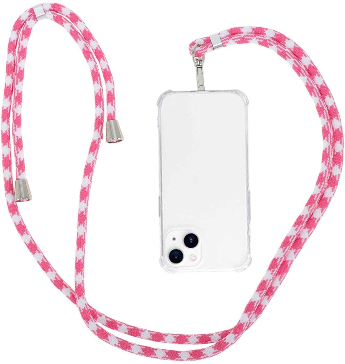 Dailygoods- Telefoonkoord verstelbaar - Telefoonketting universeel - Telefoonkoord voor smartphones - Antislip band - Lichtgewicht en duurzaam