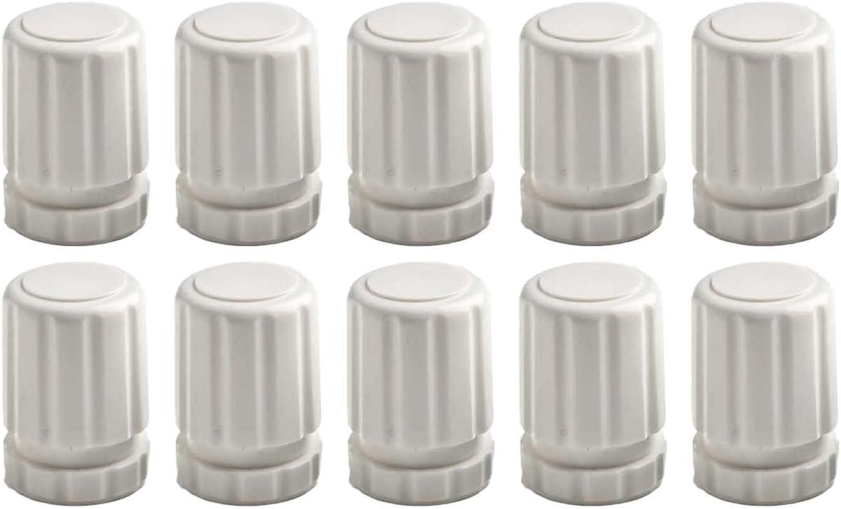 Hand Wiel Schakelaars - Thermostaat Knoppen - Vloerverwarming Regelen - Lekvrije Pasvorm - M30x1.5 - Wit
