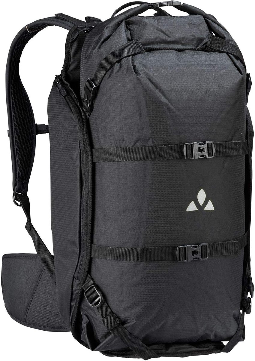 Fietsrugzak Systeem - Avontuur Rugzak - Outdoor Reizen - Verwijderbare Waterdichte Tas - 28 Liter - Zwart