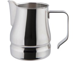 Melkkan RVS - Opschuimkan Barista - Latte Art Creëren - Speciaal Ontworpen Vorm - 350 ml - Zilver