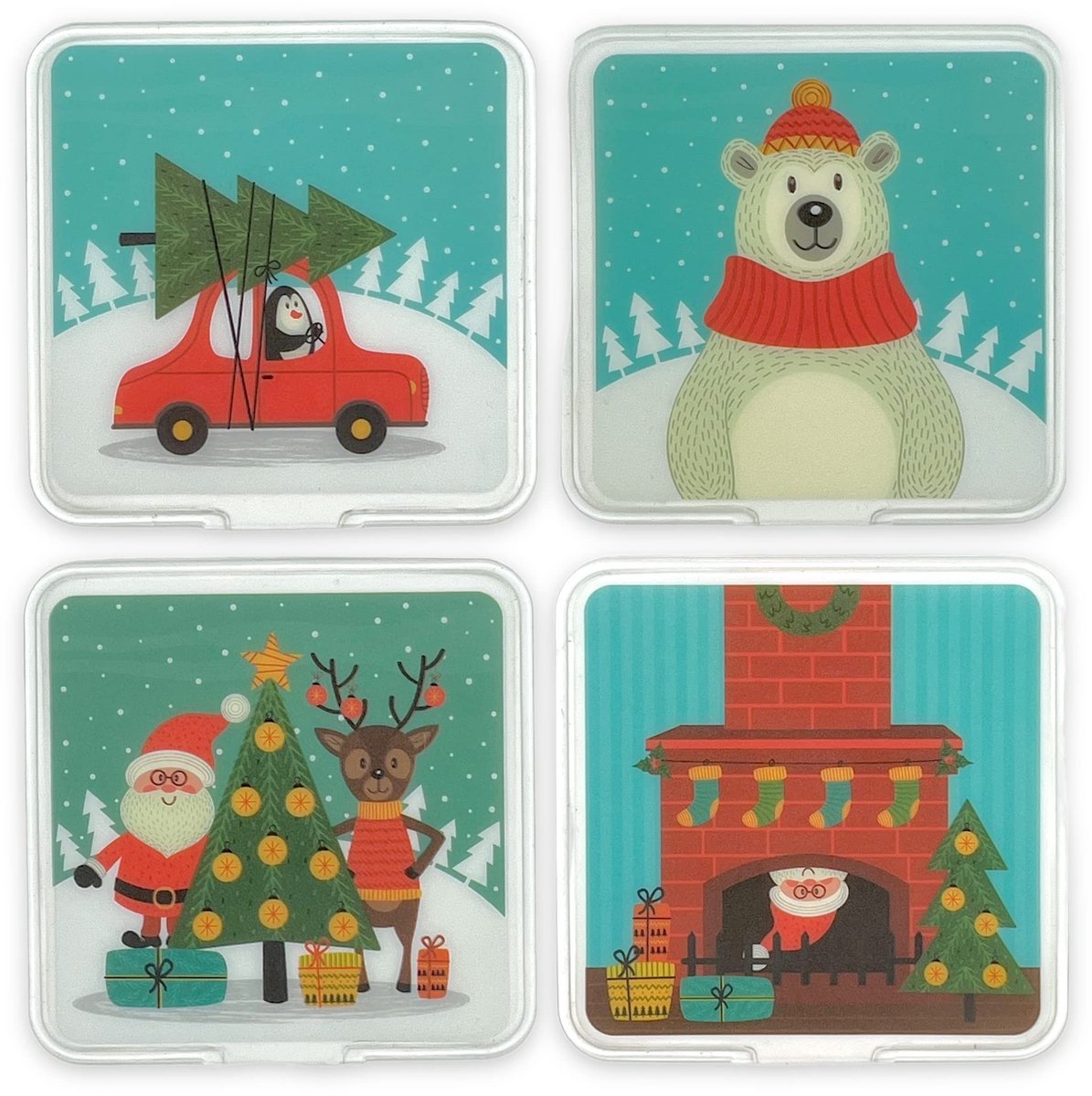 Dailygoods- Handwarmers Oplaadbaar - Herbruikbare Warmtezakjes - Warmtepads - Lichtgewicht - Set van 4 - Zachte Hoes van 100% Kunststof