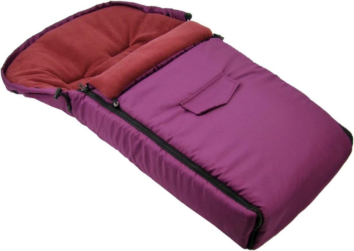 Wintervoetenzak - Kinderwagen deken - Warmte buiten - Waterafstotend - 90 cm - Rood