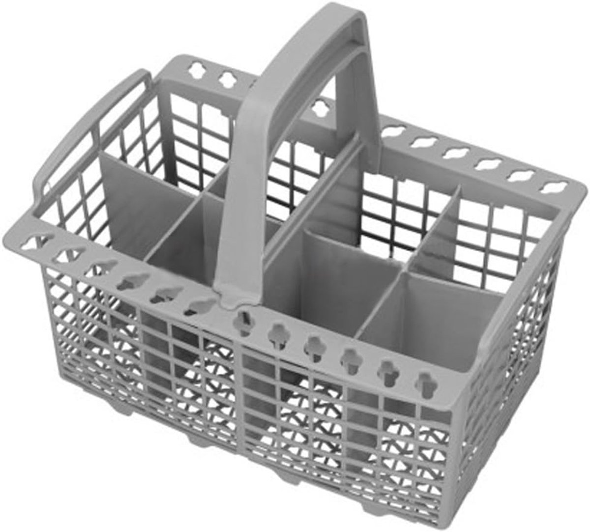Vaatwasser Bestekmand - Mandje met vakken - Vaatwas Organisatie - Origineel Onderdeel - 24 cm Lengte - Grijs