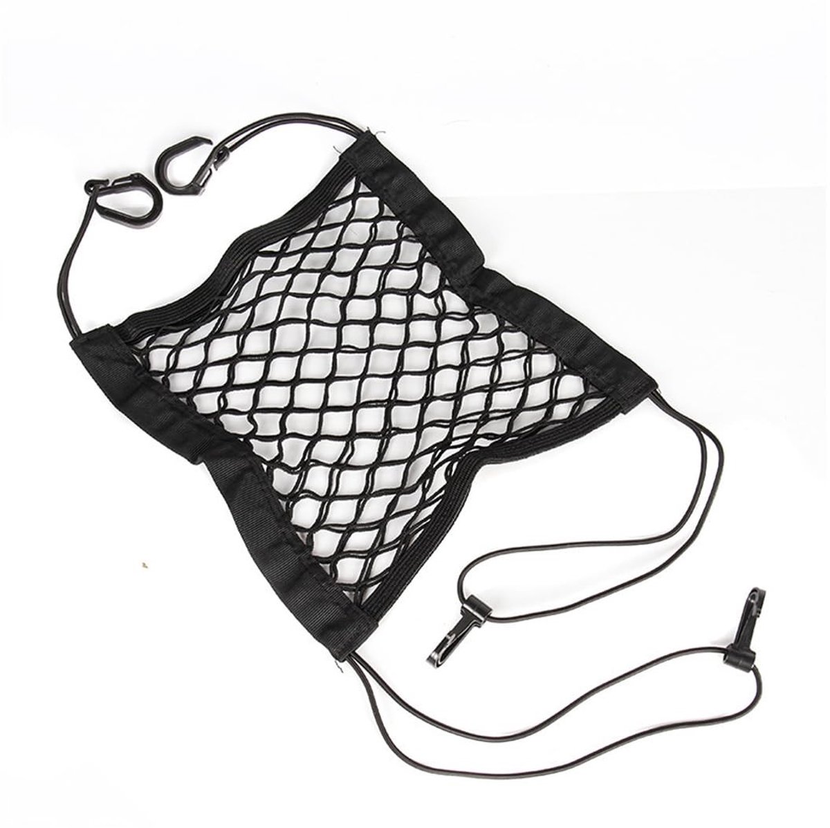 Dailygoods- Veiligheidsnet Auto - Uitbreidbare Opberger - Achterbank Net - Kofferbak Net - Versterkt Huisdiervak - Duurzaam Nylon - Opbergnet