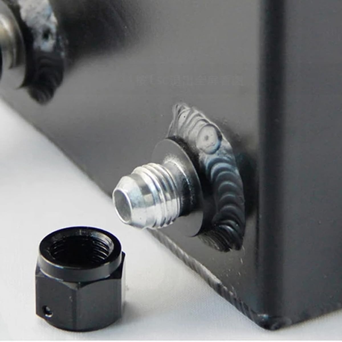 Dailygoods - Universele Flare Cap Poort Plug - Adapter voor Brandstofolieleiding - Zwart AN8 - Eenvoudige installatie - Vervangbare fitting - Geschikt...