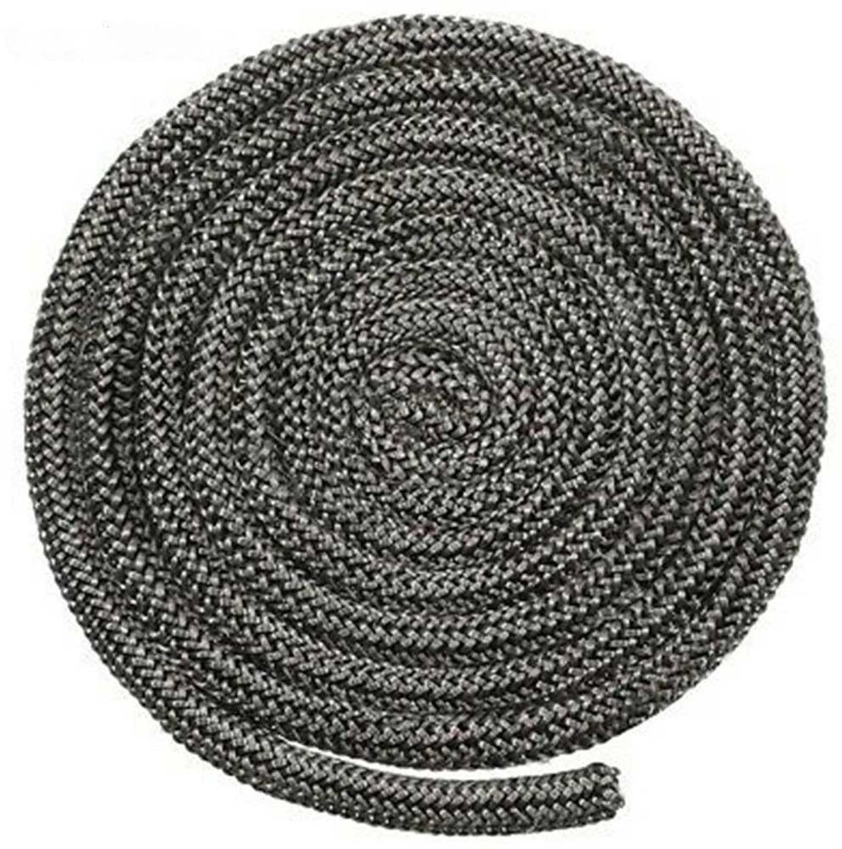 Dailygoods- Kachel Deurpakking 9mm - Glasvezel Touw - Ronde Afdichting - 3 Meter - Duurzaam - Geschikt voor Hout/Pelletkachels - Deurpakkingen
