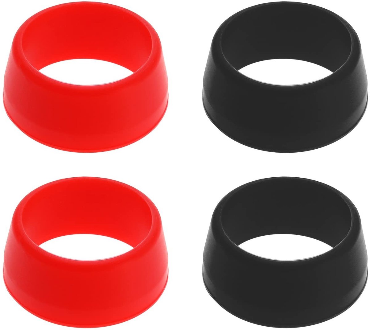 Dailygoods- Zadelpen Waterdicht - 4x Zadelpen Rubber Ring - Siliconen - Antislip - Hoge Compatibiliteit - Diameter 25-30mm - Zadelpenhoes