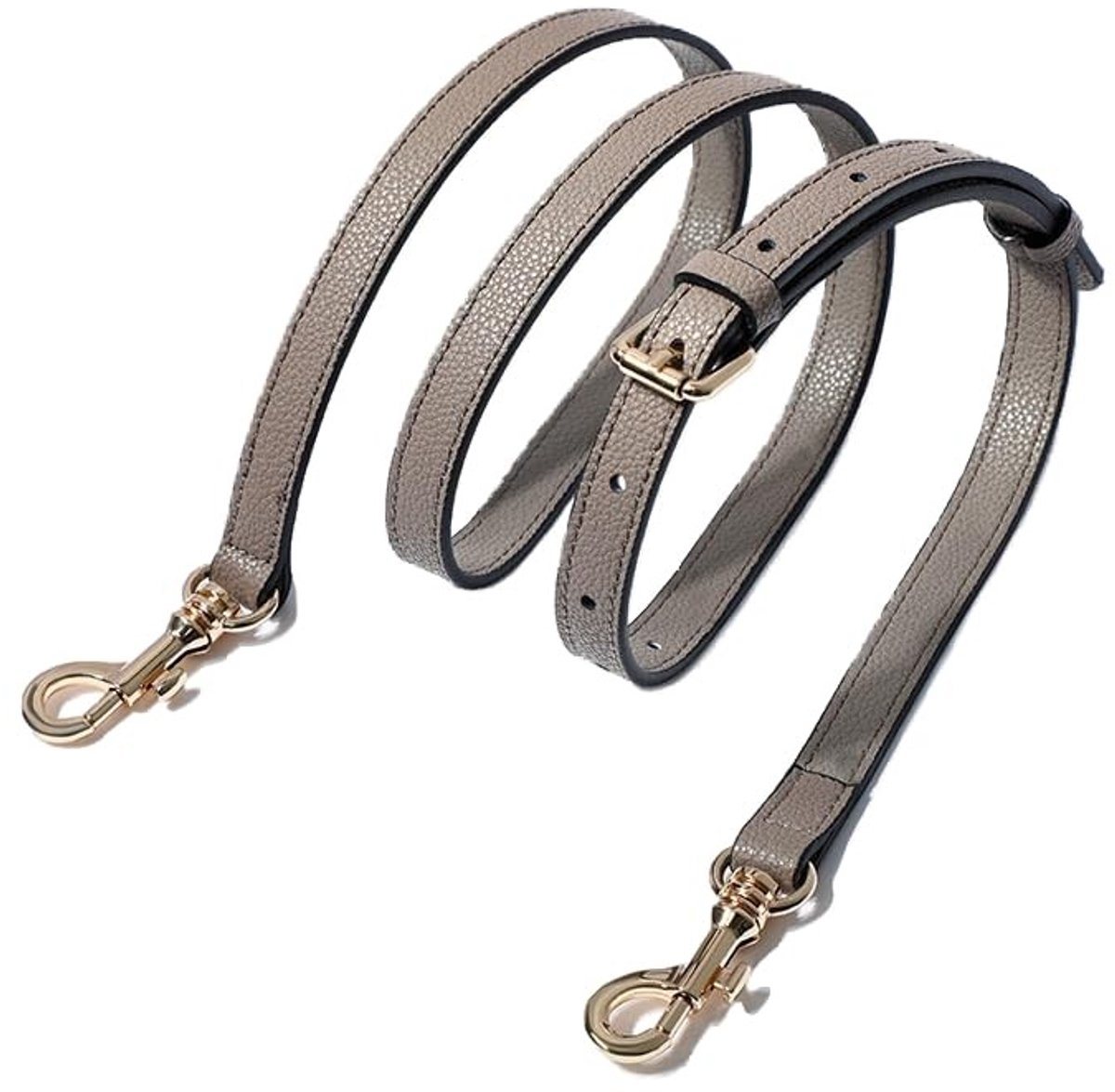 Dailygoods- Schouderriem Verstelbaar 110-130 cm - Lederen Draagriem - Multifunctioneel - Duurzaam - 2,5 cm Breed - Hoogwaardig Echt Leer - Tasriem