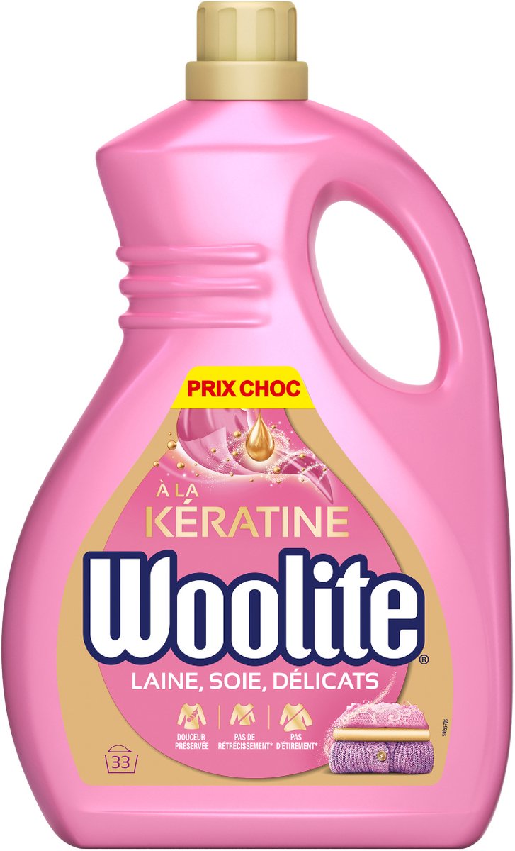 Woolite wasmiddel Liquid - 33sc2L - wol & zijde