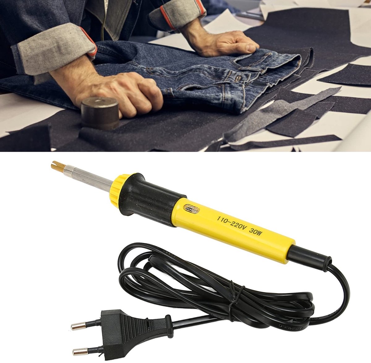 Dailygoods - Hotfix Strass Applicator - Professionele Strijkijzer - Snelle Verwarming - Elektrische Hot Fix Tool - Geschikt voor Kleding Ambachten
