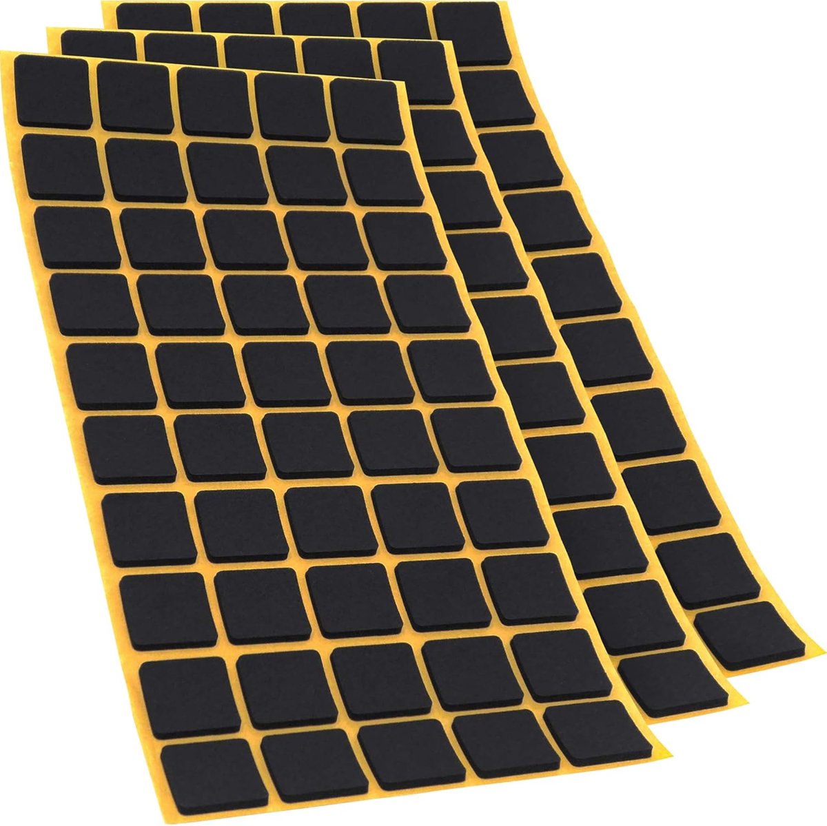 Antislip Pads - Rubberen Voetjes - Meubels Beschermen - Zelfklevend - 20x20 mm - Zwart