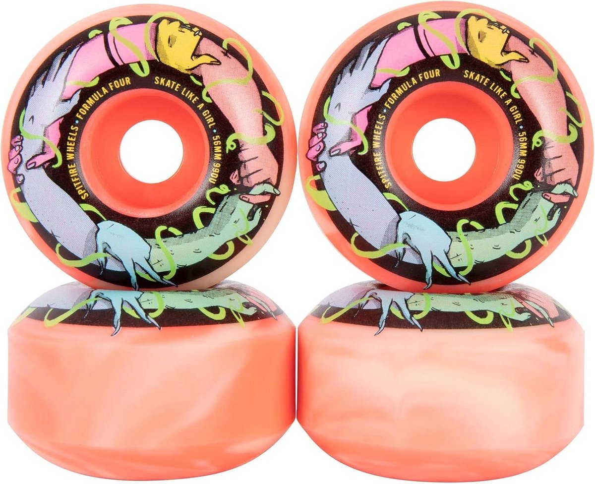 Skateboard Wielen Wielset Snel Skaten Anti-Stick Slide 56 mm 99a