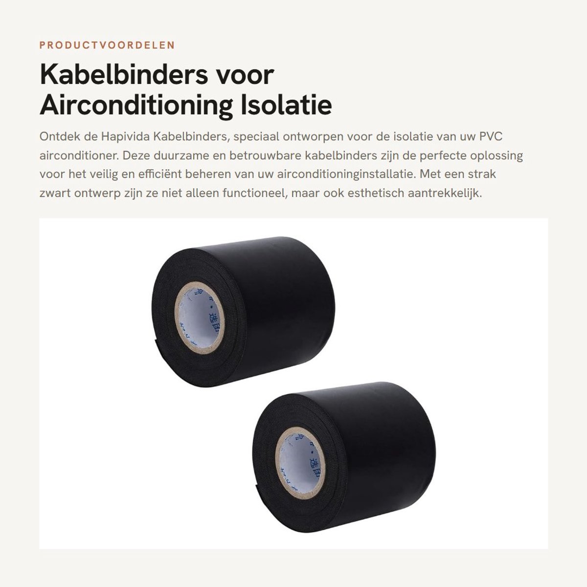 Dailygoods- Kabelbinders - PVC Materiaal - Zwart - Herbruikbaar - Duurzaam - 2 Stuks - Hoge Betrouwbaarheid - Bindband