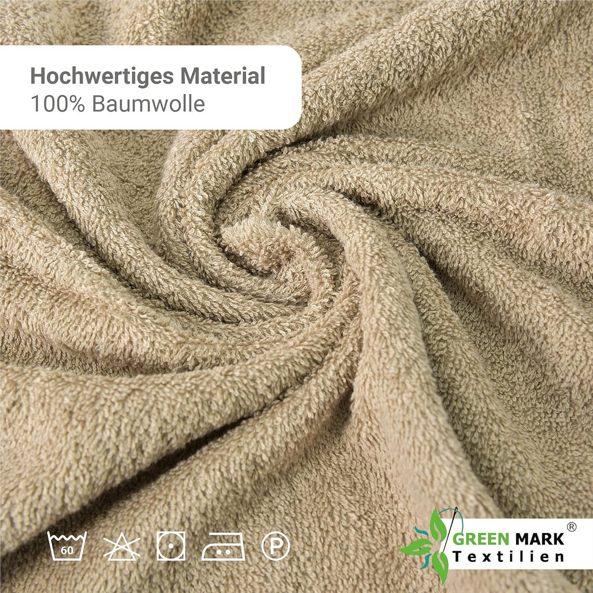 Handdoeken Set - Badstof Linnen - Badkamer Comfort - Hoog Absorptievermogen - 70 x 140 cm 