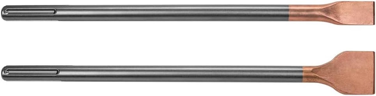 Vlakbeitel SDS-Max - Brede beitel - Beton Verwijderen - Carbide Versterkt - 350 mm x 75 mm - Metaal