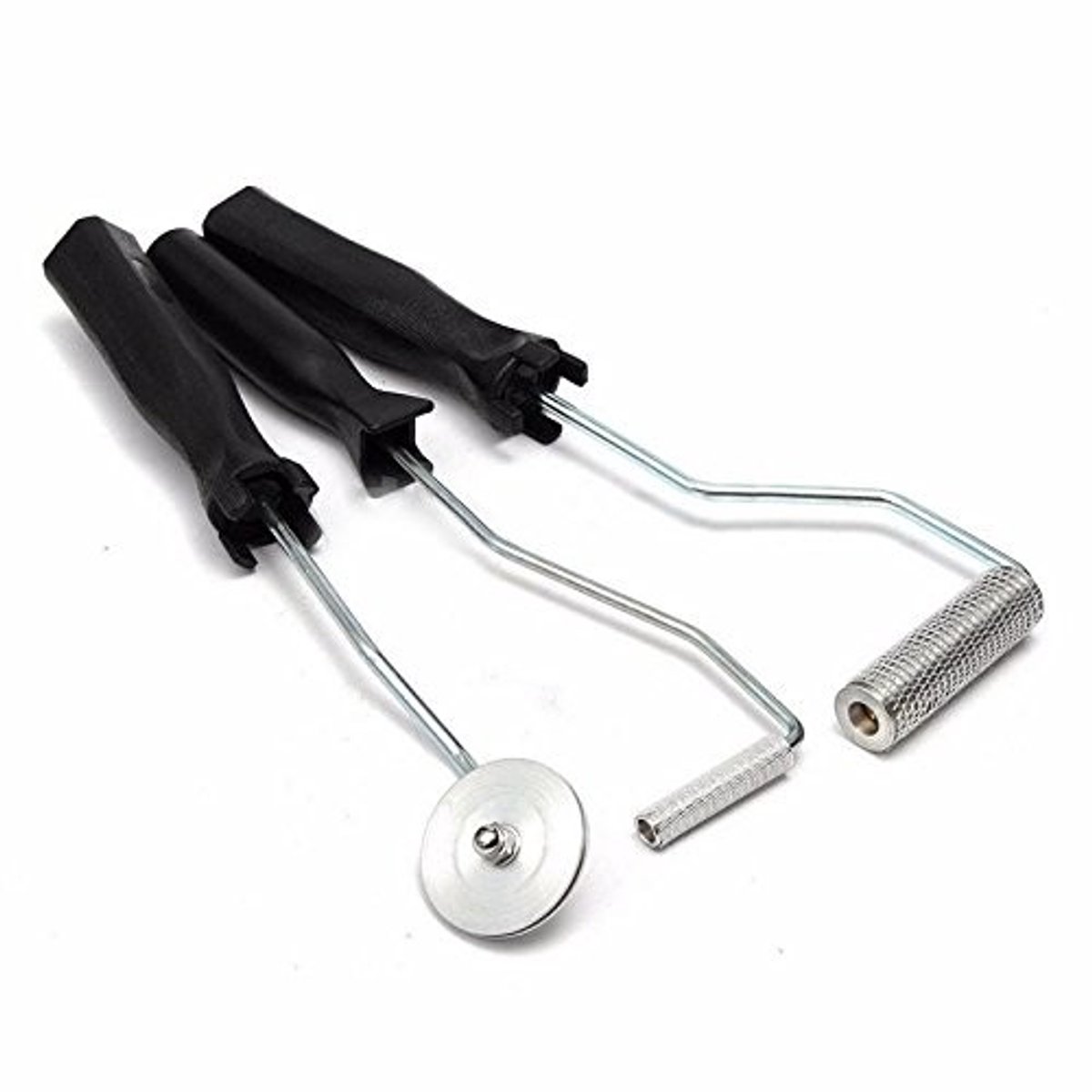 Dailygoods- Lamineerrol Set van 3 - Aluminium Lamineerrol - Duurzaam - Verbetering van Stevigheid - Efficiëntie van Constructie - Voor Glasstaal - Lamineer Gereedschap