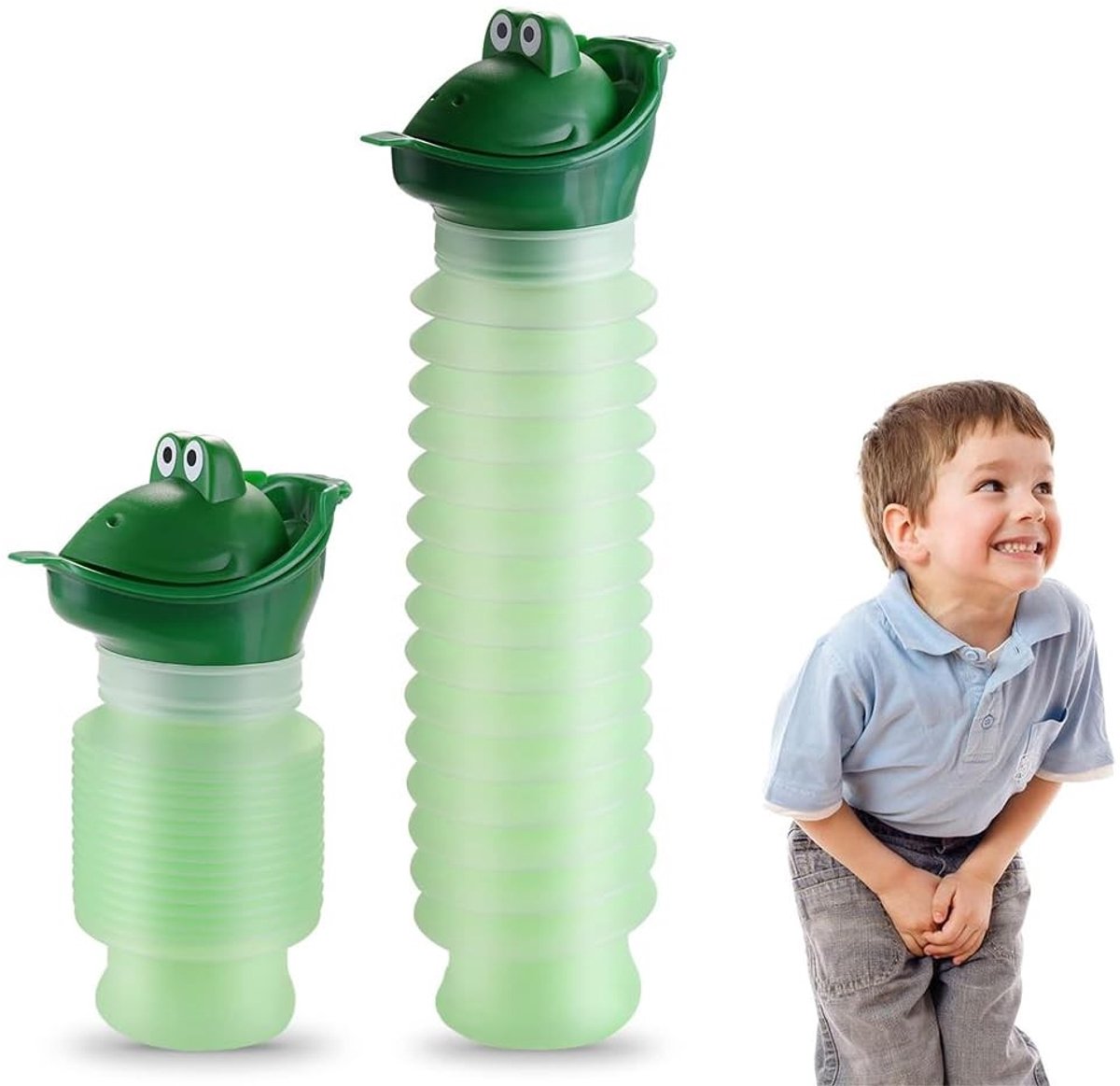 Dailygoods- Urinoir Draagbaar 600 ml - Kinderpotje - Uniseks - Ergonomisch Ontwerp - Veilig voor Kinderen - Polypropyleen - Kinderenpotje