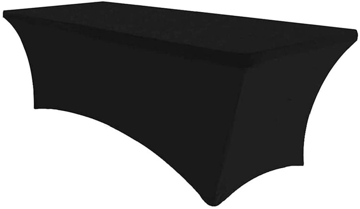 Dailygoods- Tafelkleed Stretch - Rechthoekig 4ft - Elastisch Spandex - Tafelblad Beschermer - Duurzaam en Herbruikbaar - Professionele Uitstraling - Tafelhoes