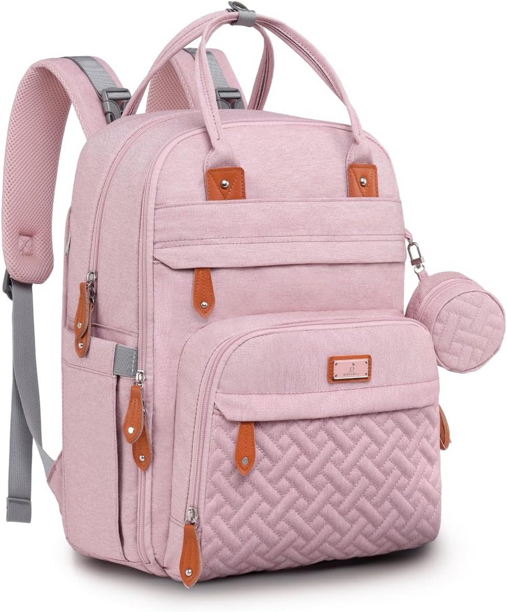 Baby Luiertas - Verschoon Rugzak - Baby Verzorgen - Veelzijdig Organiseren - 21 x 31 x 42 cm - Grijs