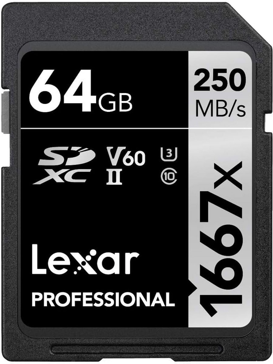 Geheugenkaart - SDXC kaart - Snelle data opslag - UHS-II technologie - 256 GB - Zwart