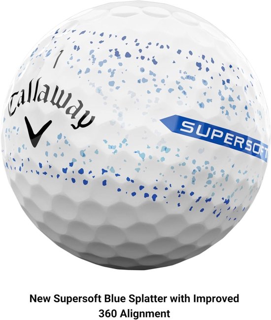Golf Ballen - Sport Ballen - Lange Afstand - Zachte Voel - Twaalf Stuks - Blauw Gespikkeld van GOLF — afbeelding 2