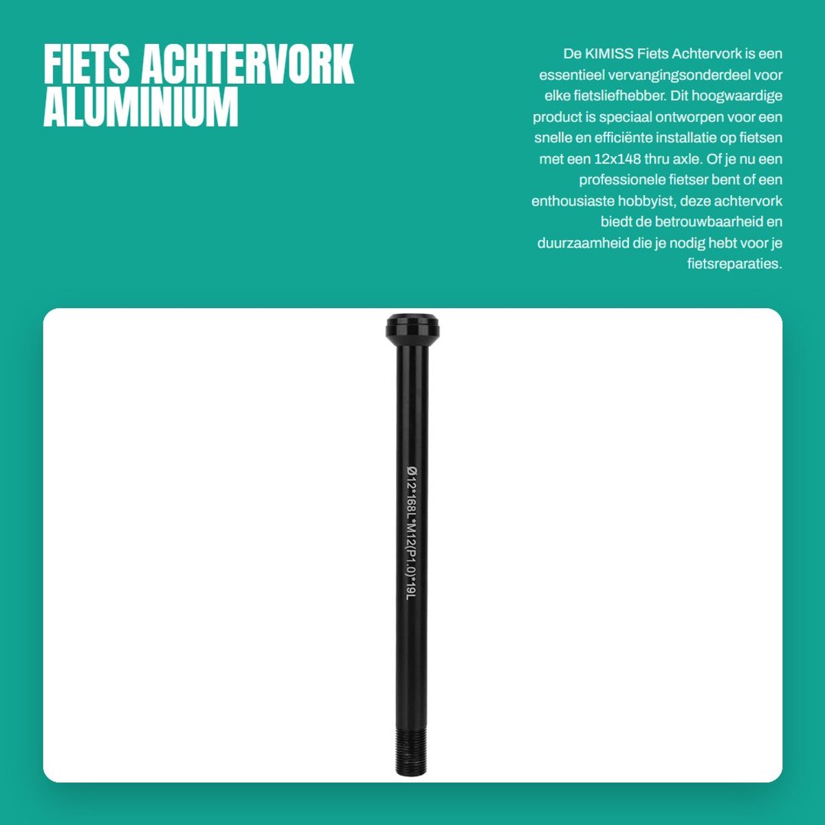 Dailygoods- Achtervork Professioneel Ontwerp - Fiets Frame Tas - Aluminium Legering - Lichtgewicht - Eenvoudig te Installeren - Duurzaam - Fietsframe
