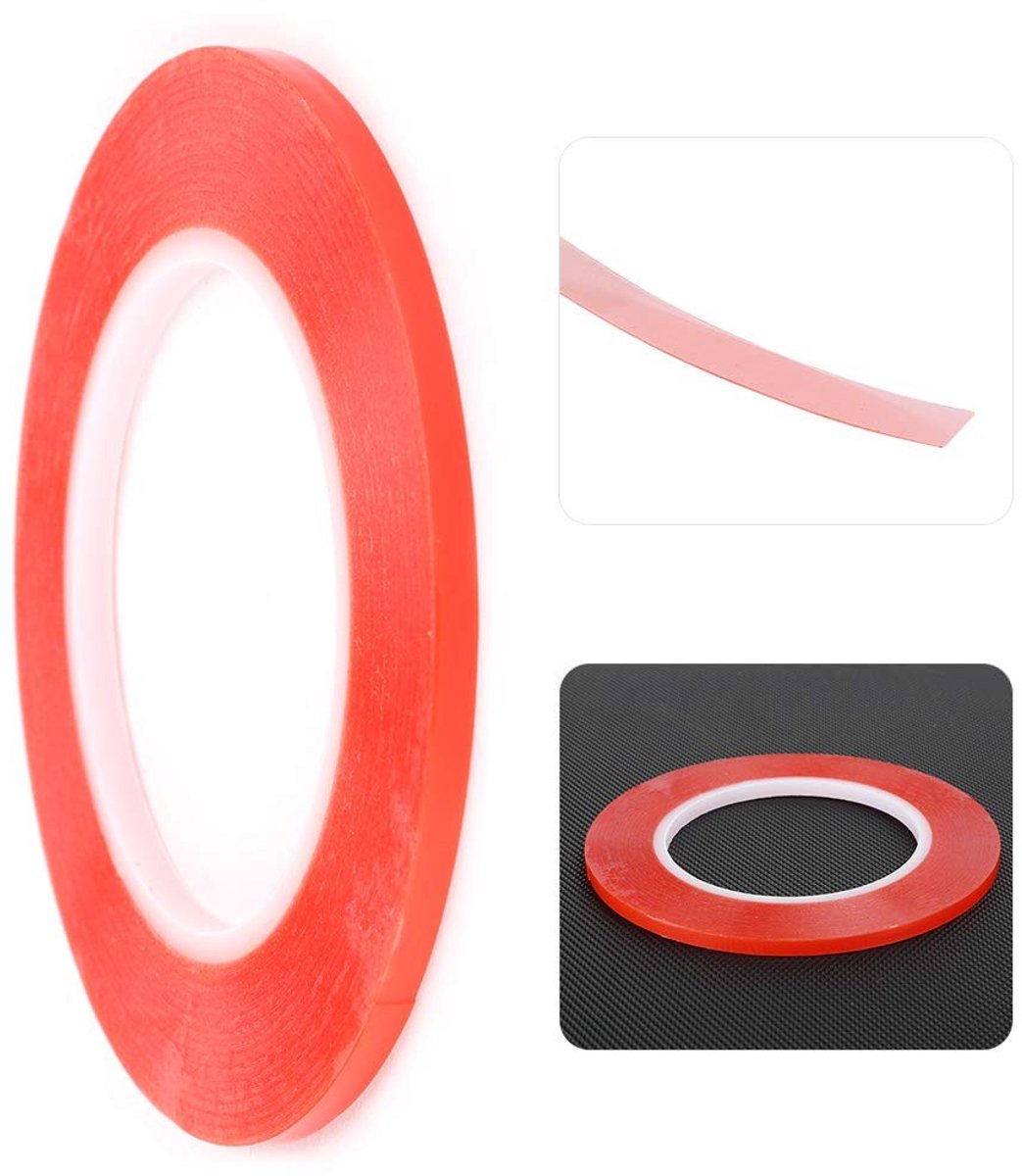 Dailygoods - Dubbelzijdige Reparatietape - Sterke tape voor telefoon en laptop - 5mm x 25M - Geschikt voor reparaties - Ideaal voor het plakken van on...