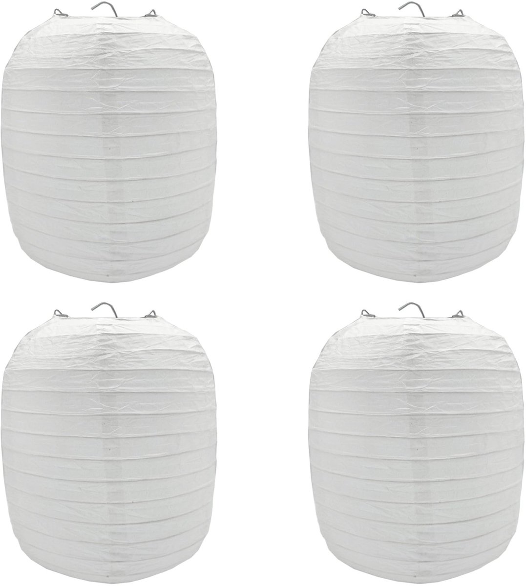 Dailygoods- Papieren Lantaarns 4 Stuks - Japanse Hanglampen - Chinese Decoratie - Feestdecoratie - Tuinversiering - Vrolijke Sfeer - Decoratieve Lantaarns