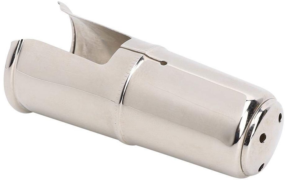 Dailygoods- Mondstuk Messing - Klarinet Accessoires - Fluit Cap - Geschikt voor Blaasinstrumenten - Hoogte 73mm - Diameter 32.7mm - Fluitdop