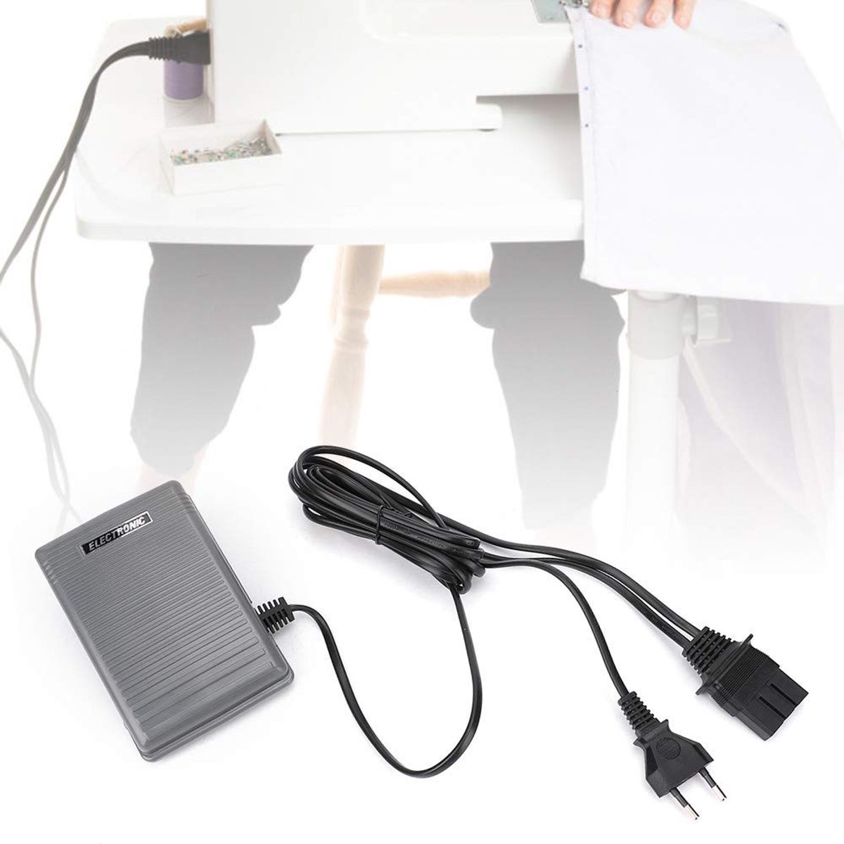 Dailygoods - Voetpedaal Controller met Traploze Snelheid voor Naaimachine - Antislip Ontwerp