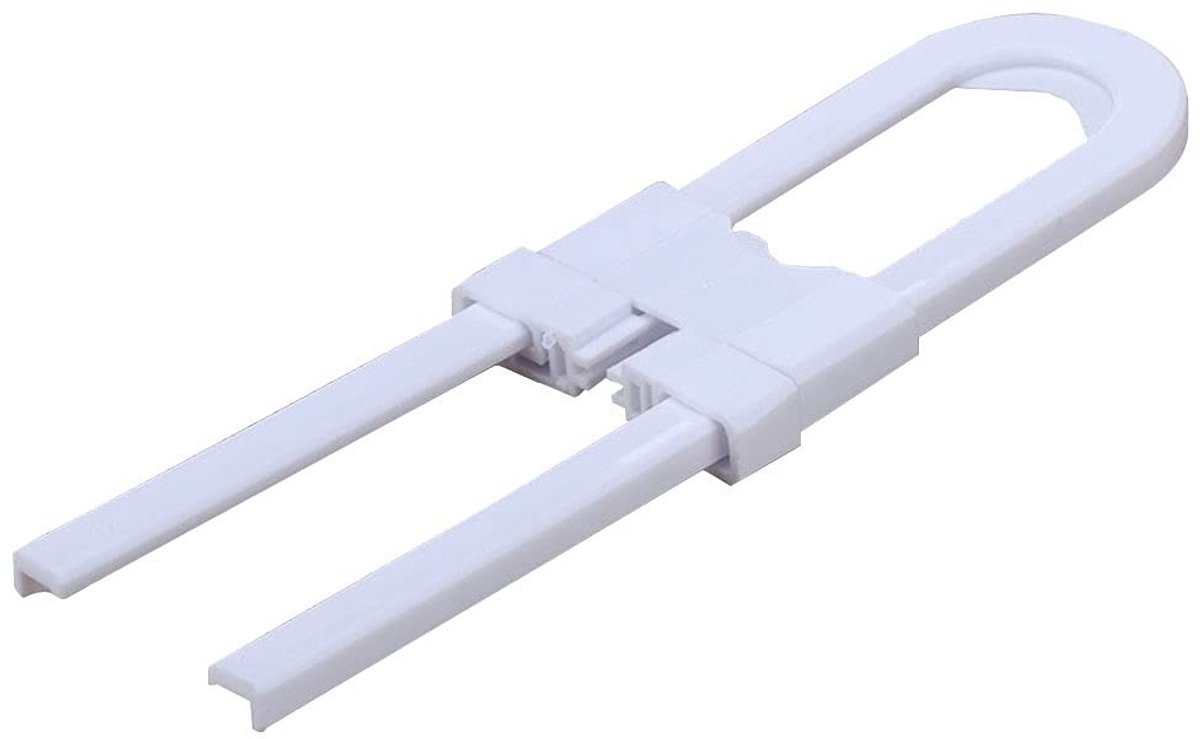 Dailygoods- Schuifkastslot U-vormig - Kastslot - Kastsloten - Veiligheidsslot - Verstelbaar - 6-pack