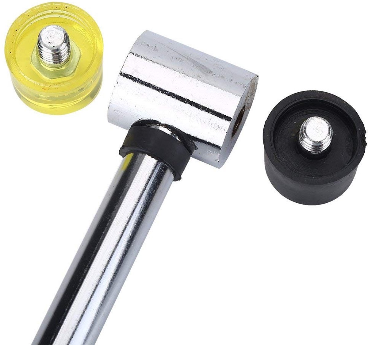 Dailygoods- Rubberen Hamer Zacht - Dubbekop - Antislip Handgreep - Duurzaam - Lichtgewicht - Geschikt voor Muziekinstrumenten