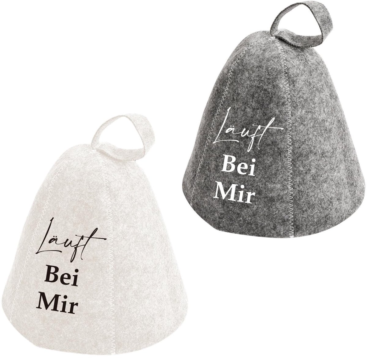 Dailygoods- Saunahoed Set van 2 - Vilten Sauna Mutsen - Lichtgewicht en Ventilerend - Geschikt voor Alle Hoofdgroottes - Bescherming tegen Oververhitting - Saunamuts