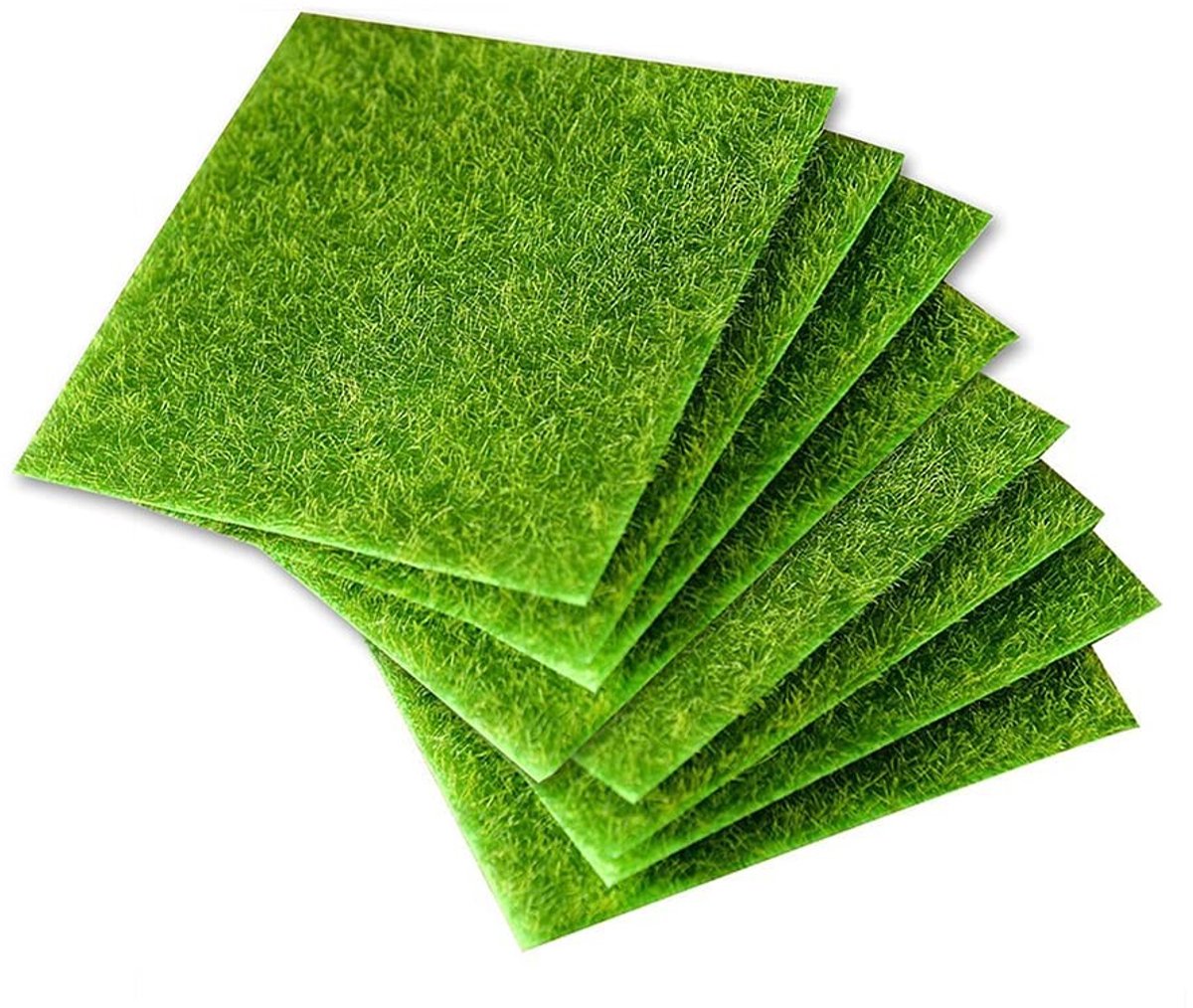 Dailygoods - Kunstgras Mat - DIY Tuin Decoratie - Licht Groen - Micro Landschap Ornamenten - Geschikt voor Creatieve Projecten