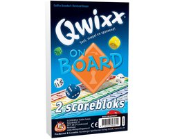 White Goblin Games - Qwixx On Board Bloks (extra scorebloks) - Dobbelspel - 2 tot 4 spelers - Voor de hele familie - uitbreiding - Gezelschapsspel