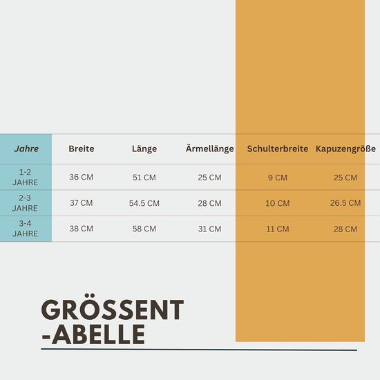 Zachte Katoenen Babybadjas met Capuchon en Giraffenprint - Absorberend en Huidvriendelijk — afbeelding 3