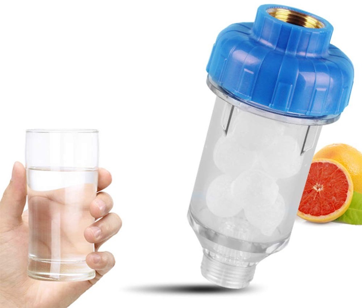 Dailygoods- Waterfilter - Verwijdert onzuiverheden - Waterfilter voor kraan - Waterfilter voor wasmachine - Gezondere was - Geschikt voor gezin - Waterzuiveraar
