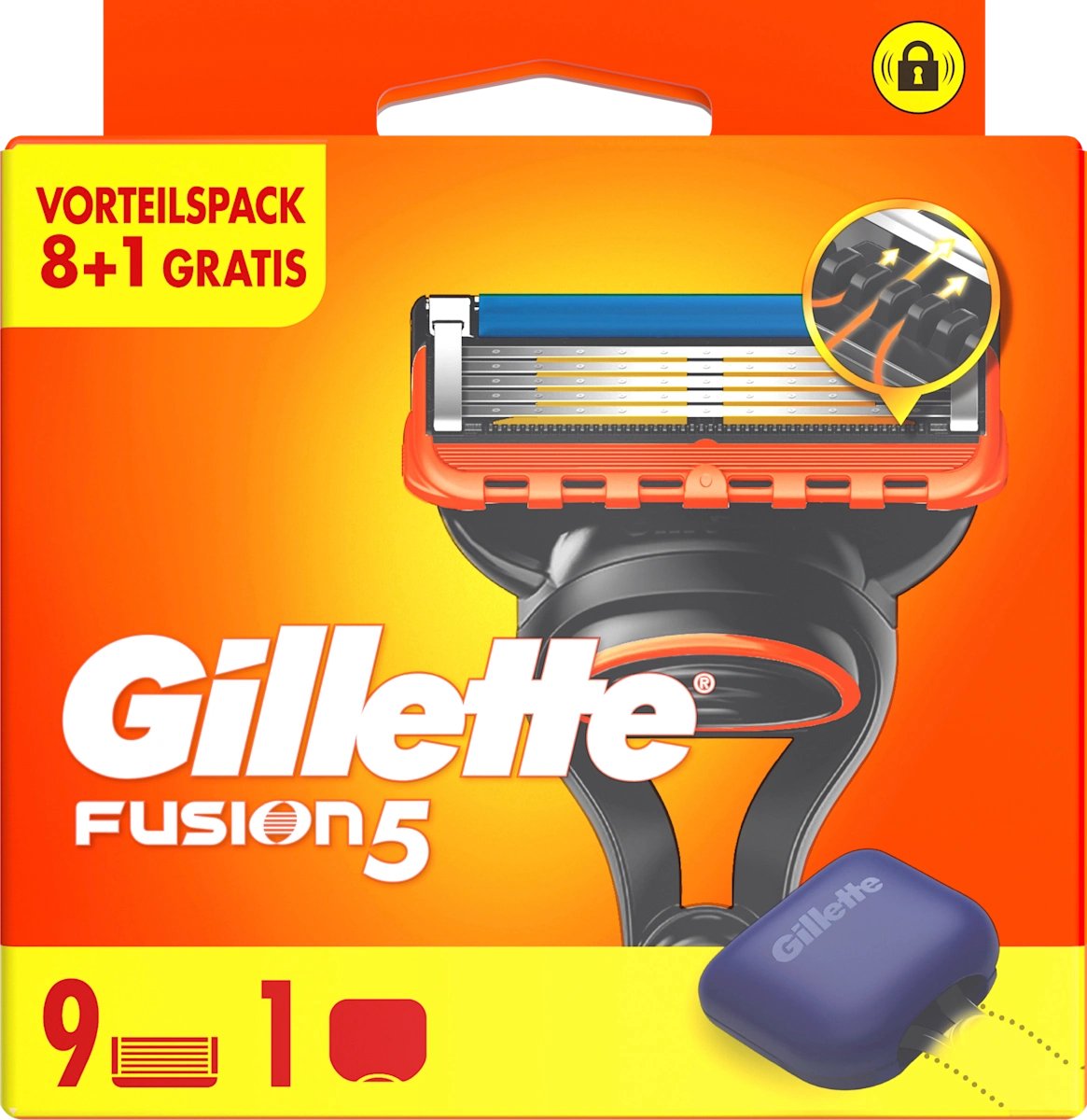 Gillette fusion - 9 stuks