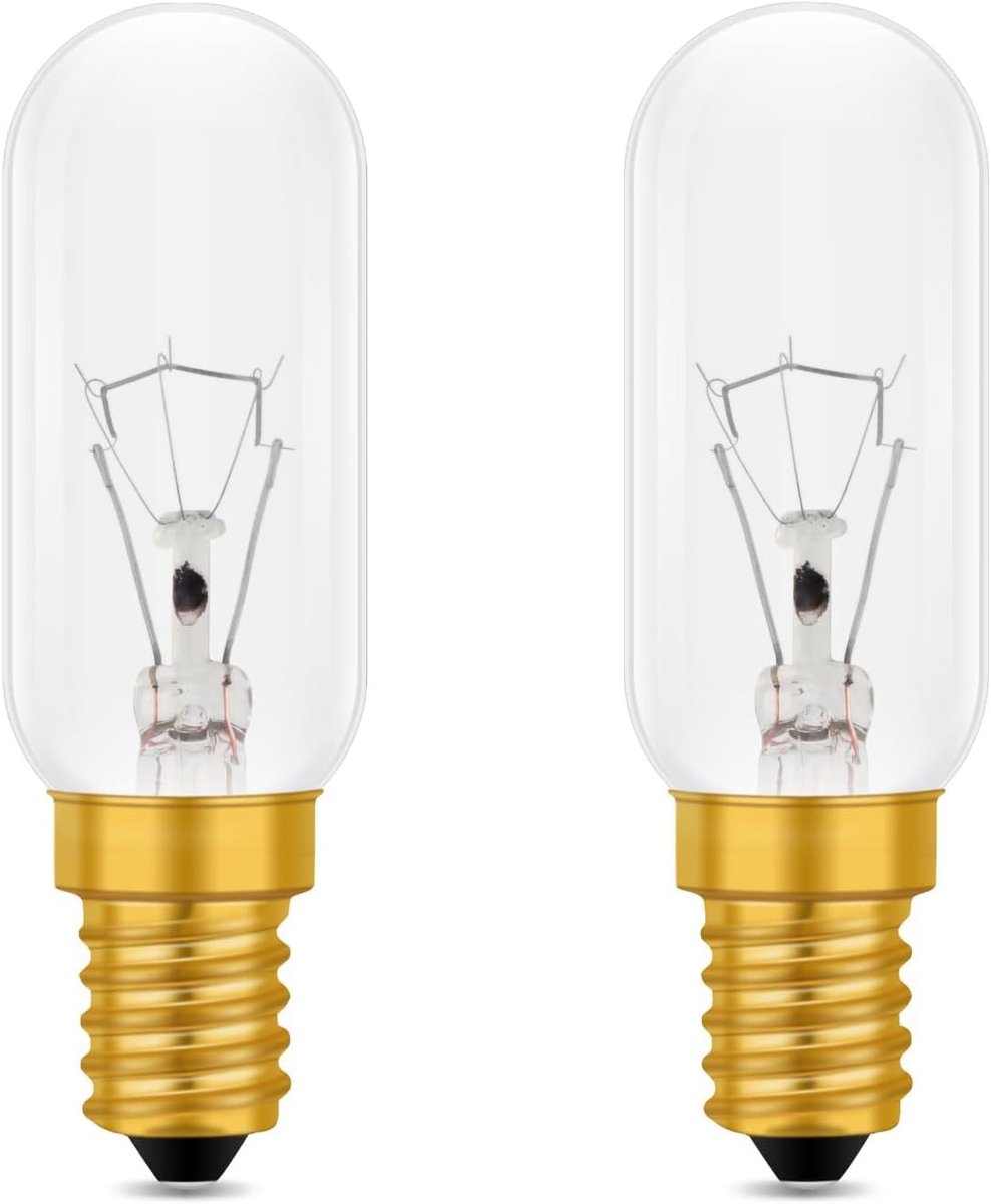 Afzuigkap Gloeilampen Kleine Edison Schroef Keuken Verlichting Dimbaar Warm Wit 2 Stuks Warm Wit