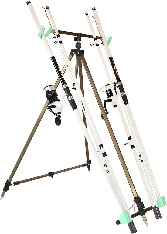 Strandhengelset - Visset - Strandvissen - Verbeterde werpafstand - 3.90m - Wit — afbeelding 5
