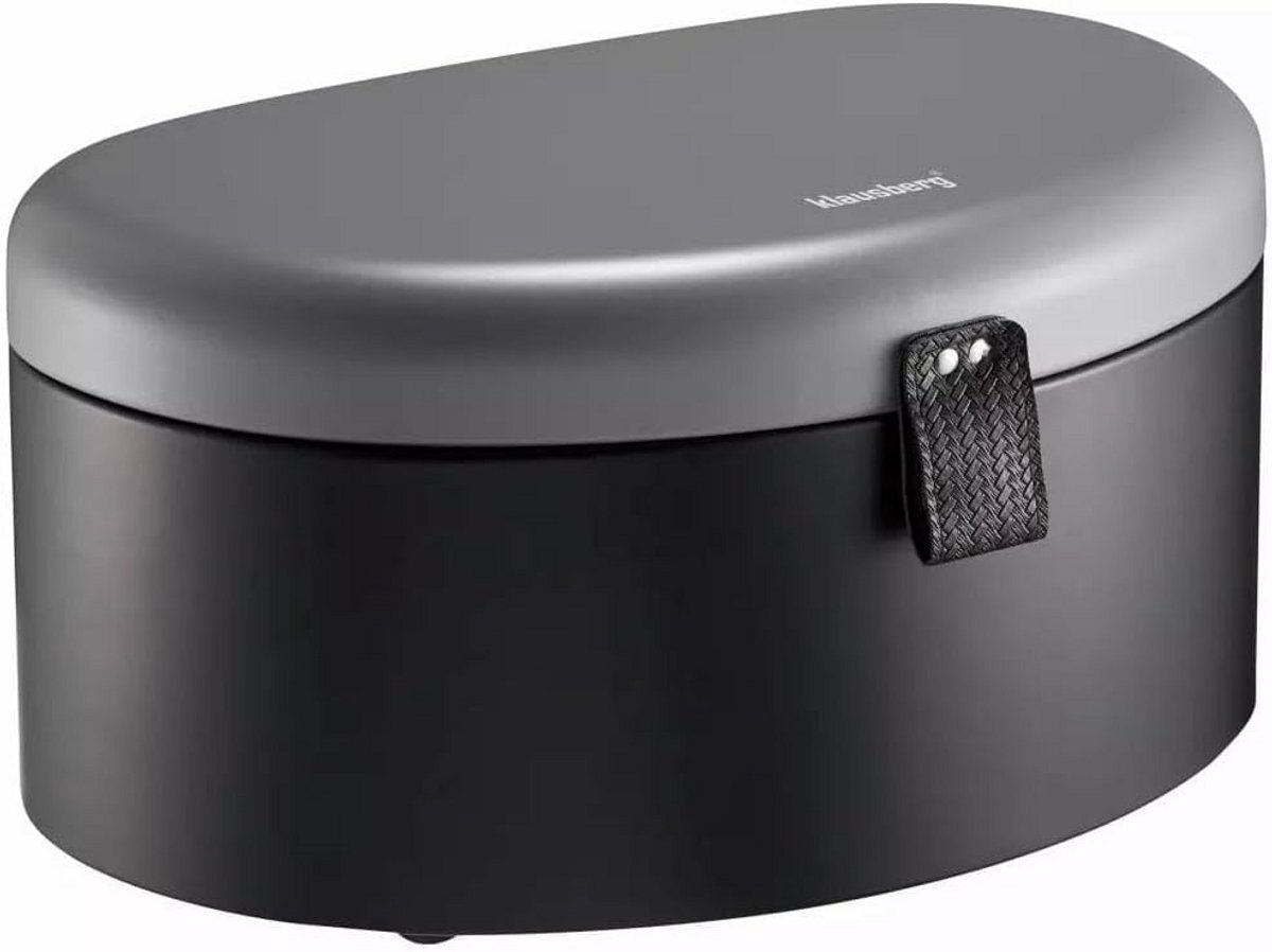 Broodtrommel Staal Opbergdoos Keuken Brood Vers Houden Uniek Design 36 x 24 x 18.5 cm