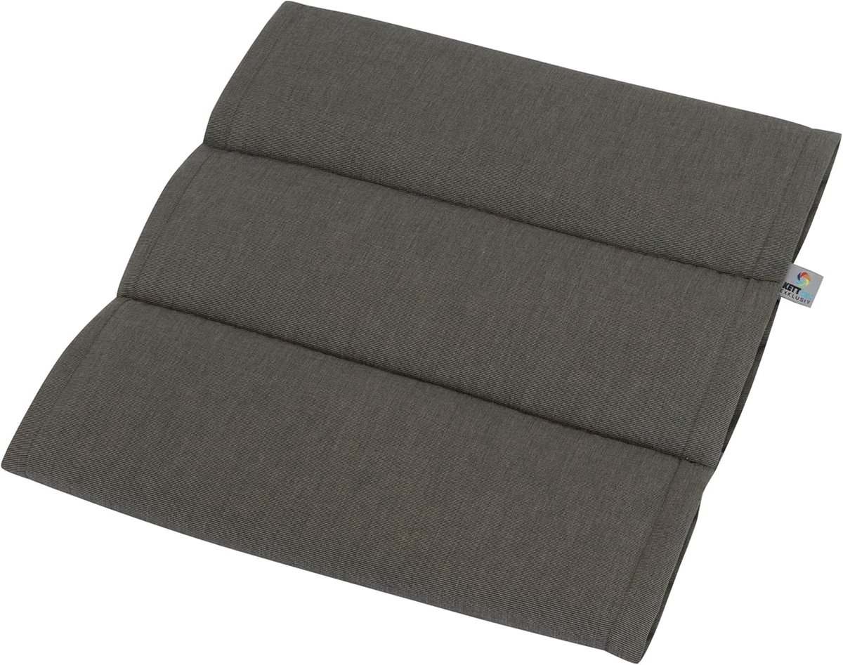 Kussen Kruk - Zitkussen - Comfortabel Zitten - UV-bestendig - 50x50x3 cm - Naturel
