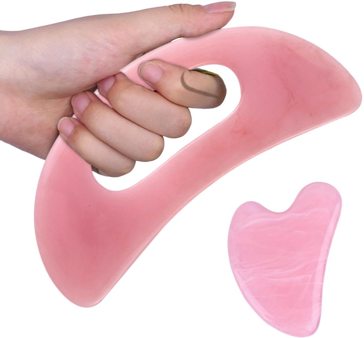 Dailygoods- Gua Sha Schraper - Massageapparaat voor Rug/Benen/Nek - Anti-Cellulitis - Spierontspanning - Hoogwaardig Harsmateriaal - Efficiënte Massage