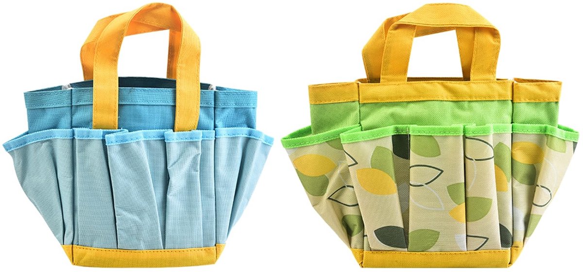 Dailygoods- Tuingereedschapsset 2-delig - Tuingereedschapset - Tuingereedschap opbergen - Tuingereedschap kinderen - Tuingereedschap cadeau - Ultra-grote capaciteit