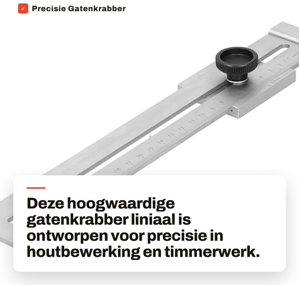 Dailygoods- Markeerliniaal 0-250mm - Roestvrij Staal - Houtbewerkingsliniaal - Precisie - Afschrijfmal - Slijtvast en Vochtbestendig - Meetlat
