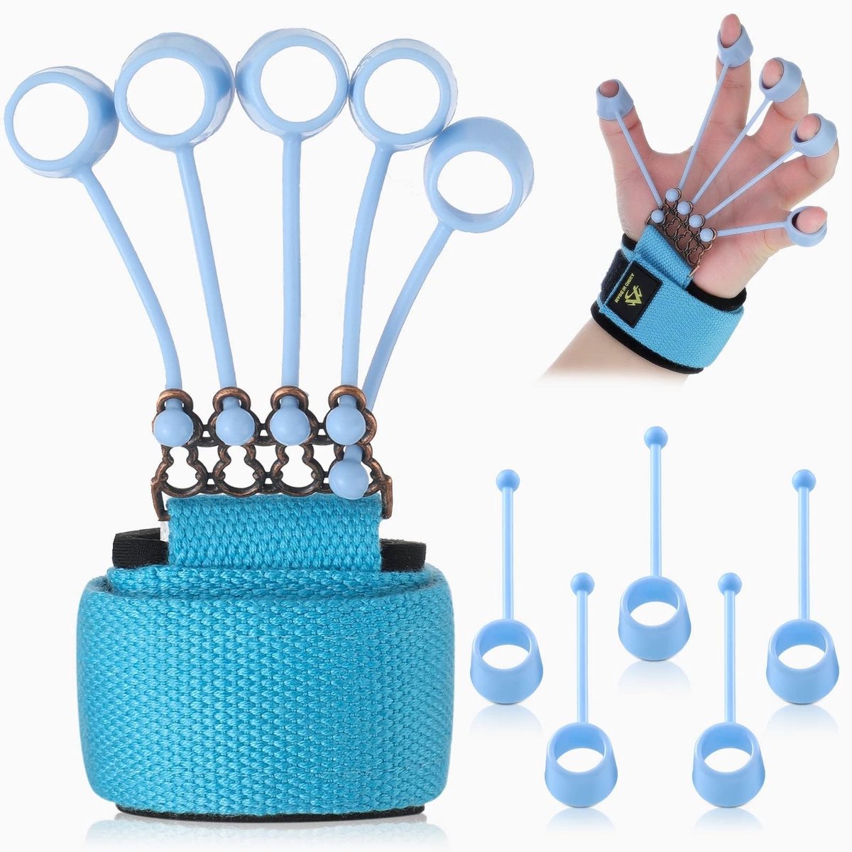Dailygoods- Vingerversterkers 40 lbs - Vingerweerstand - Oefening - Krachttraining - Flexibiliteit - Ergonomisch ontwerp - Vingeroefenapparaat