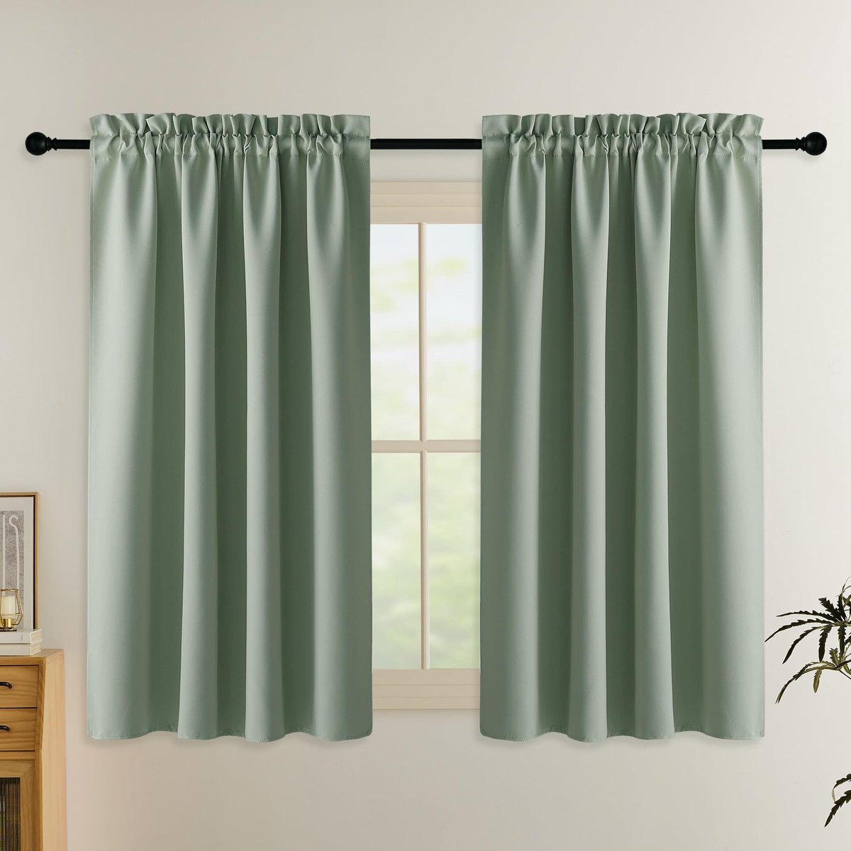 Dailygoods- Verduisteringsgordijnen 140B x 145H cm - Gordijnen Kant en Klaar - 2 Panelen - Geschikt voor Woonkamer/Kinderkamer - Handwasbaar - Roedezak
